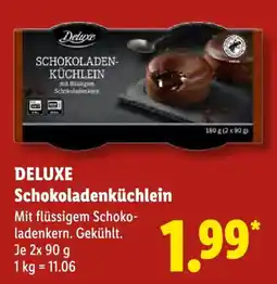 Lidl Deluxe Schokoladenkuchlein Angebot