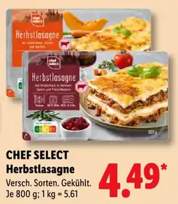 Lidl CHEF SELECT Herbstlasagne Angebot