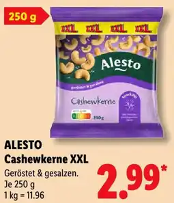Lidl ALESTO Cashewkerne XXL Angebot