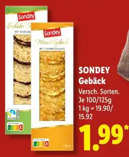 Lidl SONDEY Gebäck Angebot