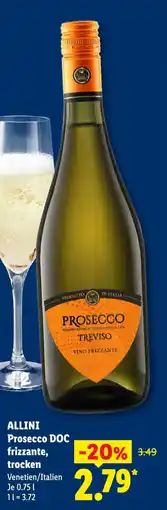 Lidl ALLINI Prosecco DOC Angebot