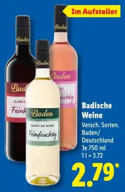 Lidl Badische Weine Angebot