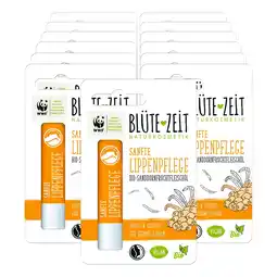 Netto Marken-Discount BLÜTE-ZEIT Lippenpflegestift BIO-Sanddornfruchtfleischöl 4,5 g, 13er Pack Angebot