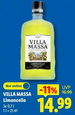Lidl VILLA MASSA Limoncello Angebot