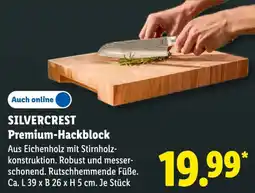 Lidl SILVERCREST Premium-Hackblock Angebot