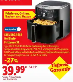 Lidl SILVERCREST Heißluft-Fritteuse XL Angebot