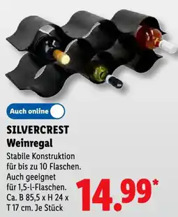 Lidl SILVERCREST Weinregal Angebot