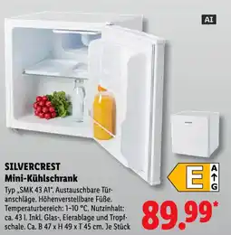 Lidl SILVERCREST Mini-Kühlschrank Angebot