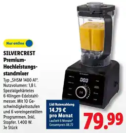 Lidl SILVERCREST Premium-Hochleistungs-standmixer Angebot