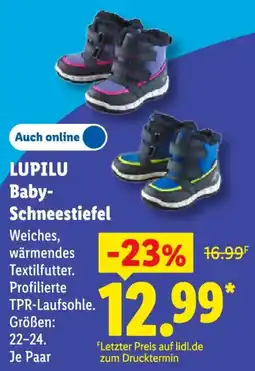 Lidl LUPILU Baby-Schneestiefel Angebot