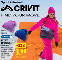 Lidl CRIVIT Strickmütze Angebot