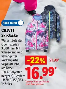 Lidl CRIVIT Ski-Jacke Angebot