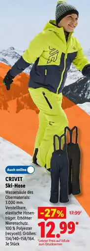 Lidl CRIVIT Ski-Hose Angebot
