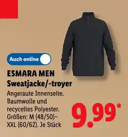 Lidl ESMARA MEN Sweatjacke/-troyer Angebot