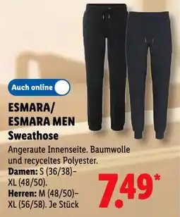 Lidl ESMARA/ESMARA MEN Sweathose Angebot