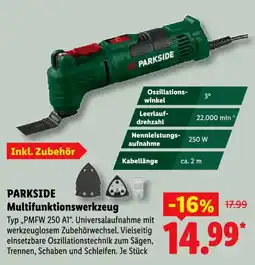 Lidl PARKSIDE Multifunktionswerkzeug Angebot