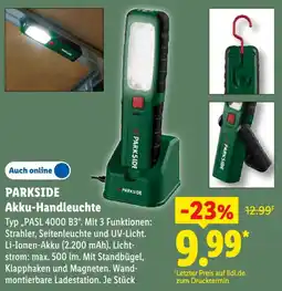 Lidl PARKSIDE Akku-Handleuchte Angebot