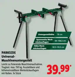 Lidl PARKSIDE Universal-Maschinenuntergestell Angebot