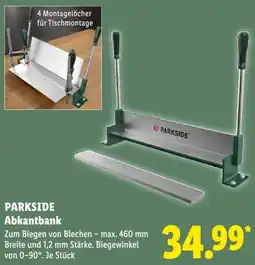 Lidl PARKSIDE Abkantbank Angebot