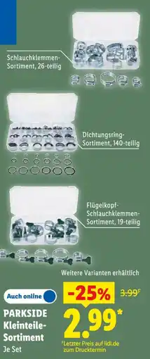 Lidl PARKSIDE Kleinteile-Sortiment Angebot