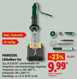 Lidl PARKSIDE Lötkolben-Set Angebot