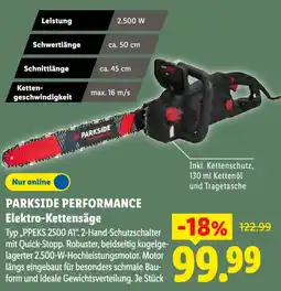 Lidl PARKSIDE PERFORMANCE Elektro-Kettensäge Angebot
