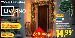 Lidl LIVARNO LED-Tannengirlande Angebot