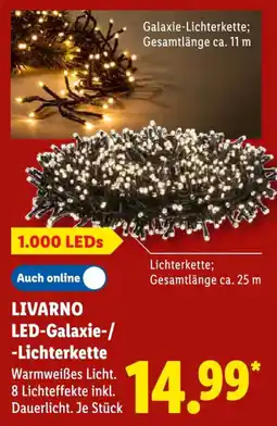 Lidl LIVARNO LED-Galaxie-/ -Lichterkette Angebot
