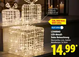 Lidl LIVARNO LED-Metall-Deko-Beleuchtung Angebot