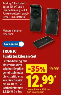Lidl TRONIC Funksteckdosen-Set Angebot