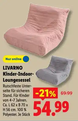 Lidl LIVARNO Kinder-Indoor-Loungesessel Angebot