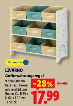 Lidl LIVARNO Aufbewahrungsregal Angebot