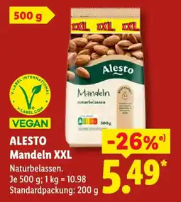 Lidl ALESTO Mandeln XXL Angebot