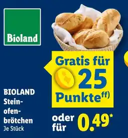 Lidl BIOLAND Stein-ofen-brötchen Angebot