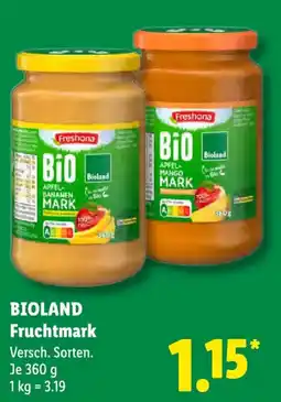 Lidl BIOLAND Fruchtmark Angebot