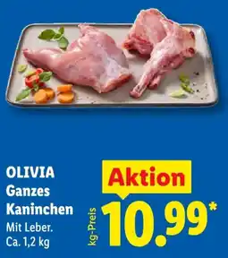 Lidl OLIVIA Ganzes Kaninchen Angebot