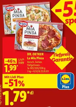 Lidl DR. OETKER La Mia Pinsa Angebot