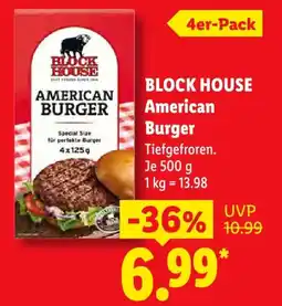 Lidl BLOCK HOUSE American Burger Angebot