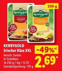 Lidl Kerrygold Irischer Käse XXL Angebot