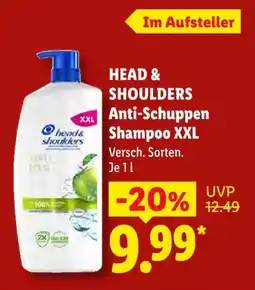 Lidl HEAD & SHOULDERS Anti-Schuppen Shampoo XXL Angebot