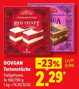 Lidl DOVGAN Tortenstücke Angebot