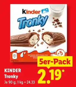 Lidl Kinder Tronky Angebot