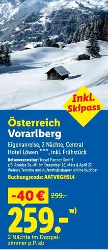 Lidl Österreich Vorarlberg Angebot
