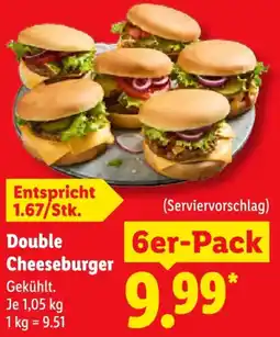Lidl Double Cheeseburger Angebot