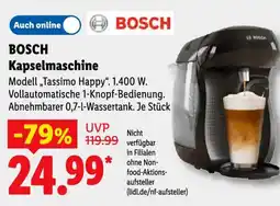 Lidl BOSCH Kapselmaschine Angebot