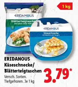 Lidl ERIDANOUS Käseschnecke/Blätterteigtaschen Angebot