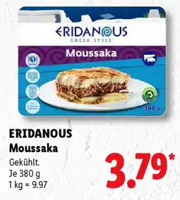 Lidl ERIDANOUS Moussaka Angebot