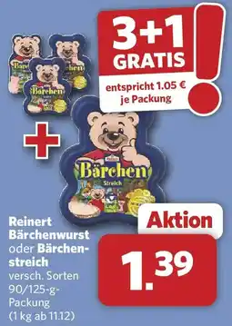 Combi Reinert Bärchenwurst oder Bärchenstreich Angebot