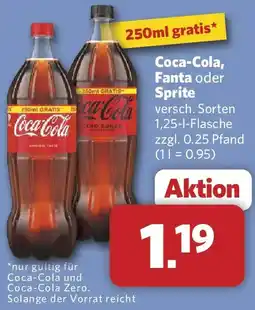 Combi Coca-Cola, Fanta oder Sprite Angebot