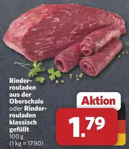 Combi Rinderrouladen aus der Oberschale oder Rinderrouladen klassisch gefüllt Angebot